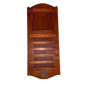 Painter of Light Thomas Kinkade Wooden Perpetual Calendar Cherry Wood & Tiles